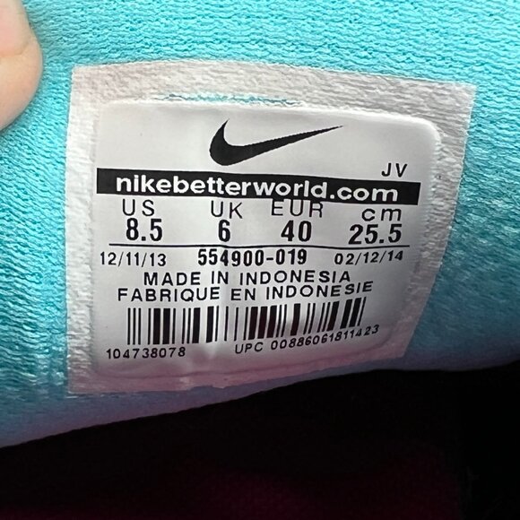 Nike Revolution 2 Running Shoes Women's Size 8.5 Black Athletic Training Sneaker - Picture 12 of 12